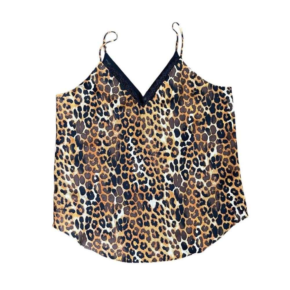 Express Leopard Print Camisole Tank: Y2K, Modern